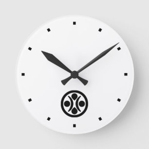 Horloge Ronde étoiles de lune