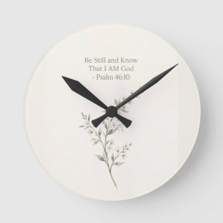 Horloge Ronde Étui de téléphone restez calme