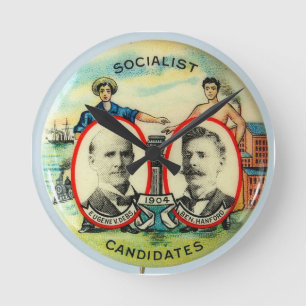 Horloge Ronde Eugene debs clock