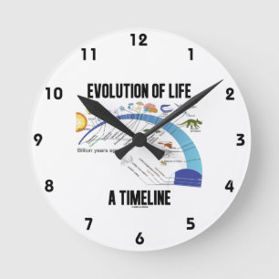 Horloge Ronde Évolution De La Vie Un Calendrier (Biologie)