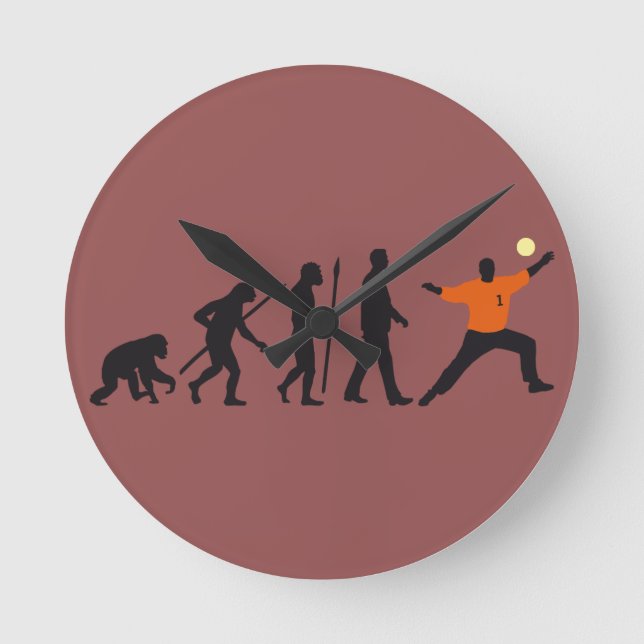 Horloge Ronde evolution of man go goeeeeeeegee (Recto)