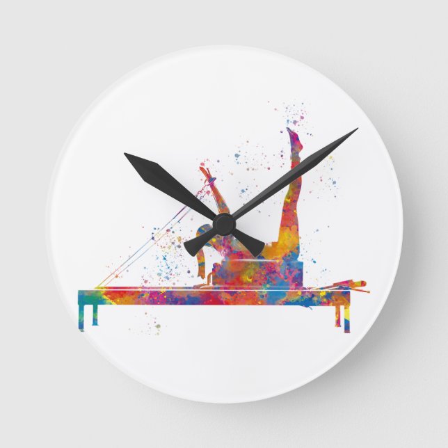 Horloge Ronde exercice de gymnastique (Recto)