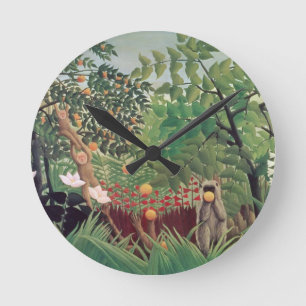 Horloge Ronde Exotic Landscape, 1910