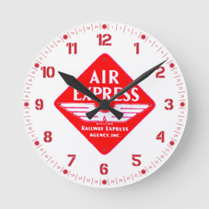 Horloge Ronde Express d'air par l'horloge murale d'agence