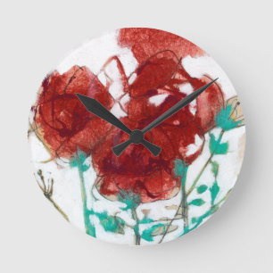 Horloge Ronde Expression I de fleur