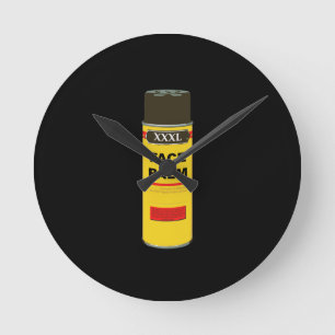 Horloge Ronde Extra Extra Extra Grande canette de FACE PALM