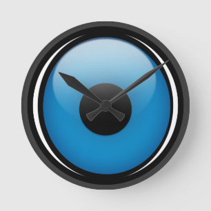Horloge Ronde Eye d'Evil