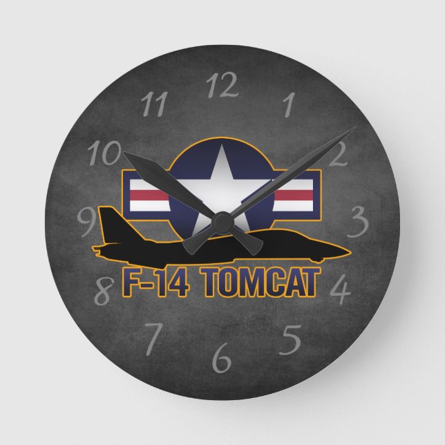 Horloge Ronde F-14 Tomcat (Recto)