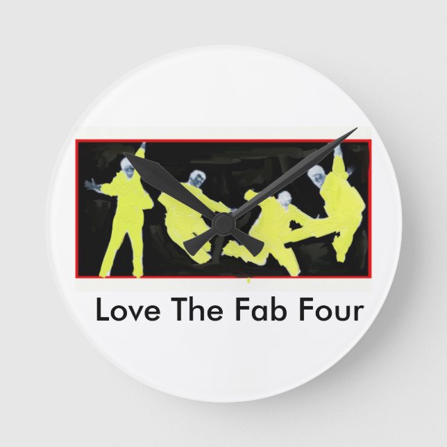 Horloge Ronde Fab Four Love (Recto)