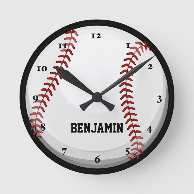 Horloge Ronde Fan de base-ball (Recto)
