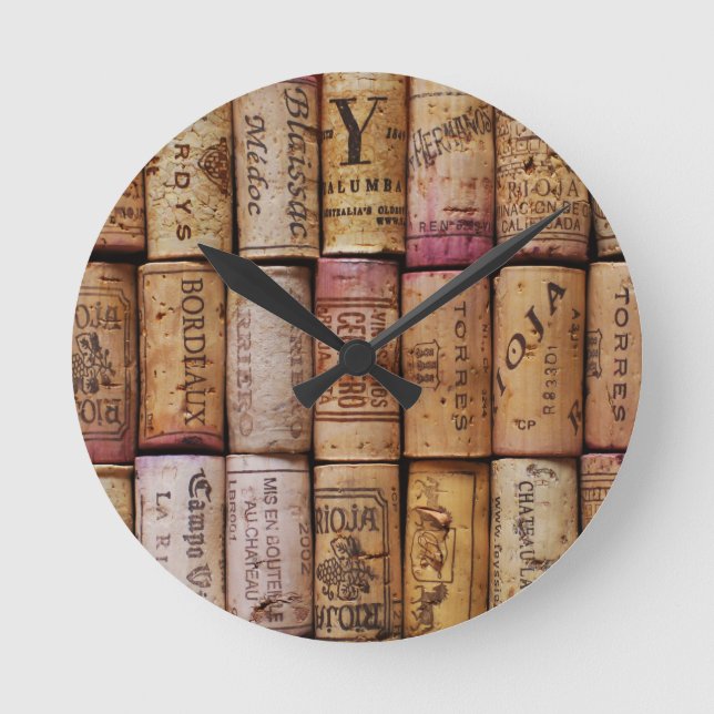 Horloge Ronde Fantastiques Vins (Recto)