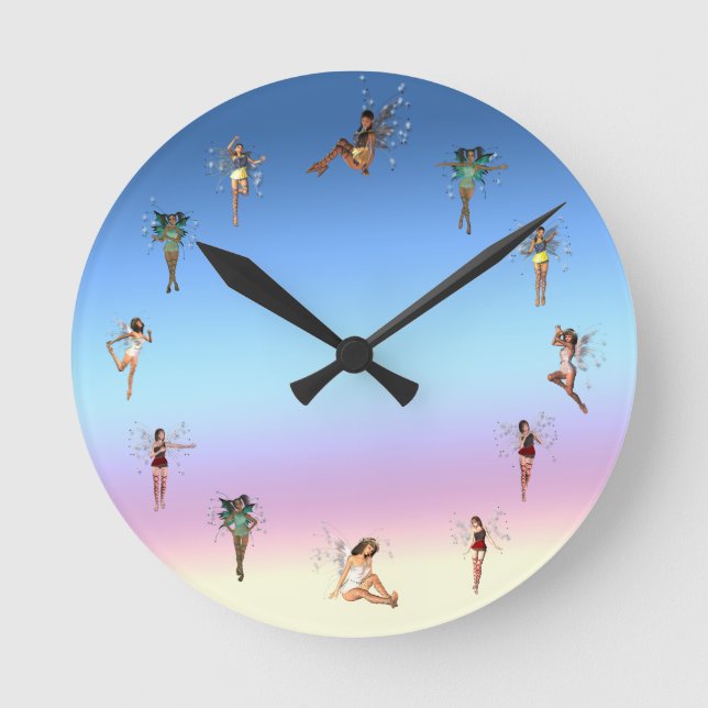Horloge Ronde Fées de danse (Recto)