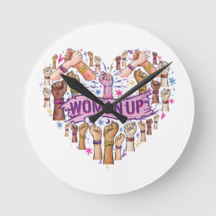 Horloge Ronde Féminisme Feministe Forte autonomisation des femme