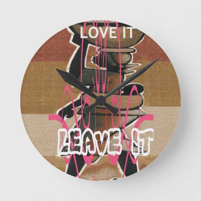 Horloge Ronde Femmes et enfants (Recto)