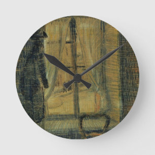 Horloge Ronde Fenêtre du Restaurant de la Bataille par Vincent v
