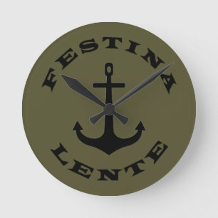 Horloge Ronde Festina lente