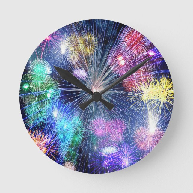Horloge Ronde Feu d'artifice (Recto)