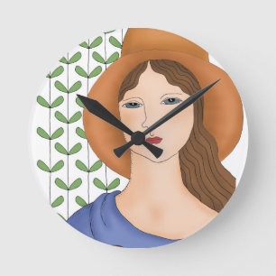 Horloge Ronde Fier d'être biologique