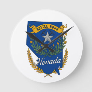 Horloge Ronde Fierté de l'état du Nevada