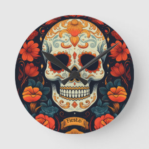 Horloge Ronde Fiesta ! PARTI mexicain