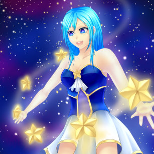 Horloges Fille De Manga Murales Zazzlefr