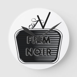 Horloge Ronde Film Noir