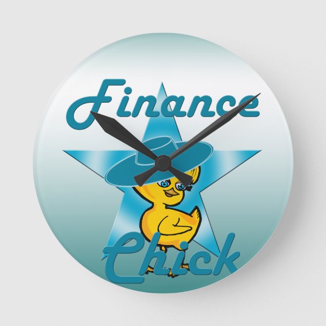 Horloge Ronde Finance Chick #7 (Recto)