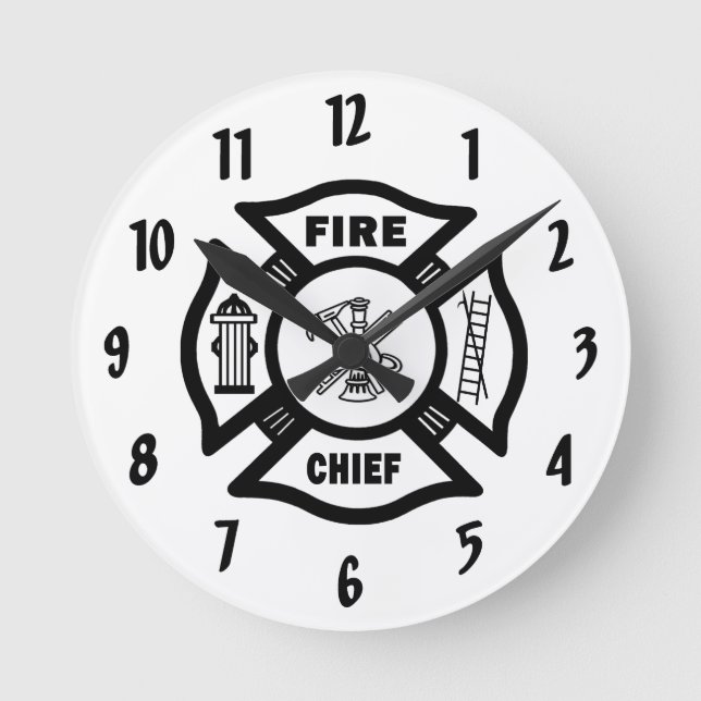 Horloge Ronde Fire Chief   (Recto)