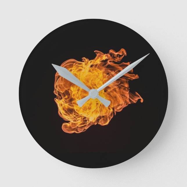 Horloge Ronde Fireball clock (Recto)
