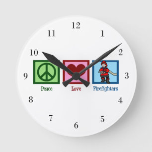 Horloge Ronde Firefighters de la paix