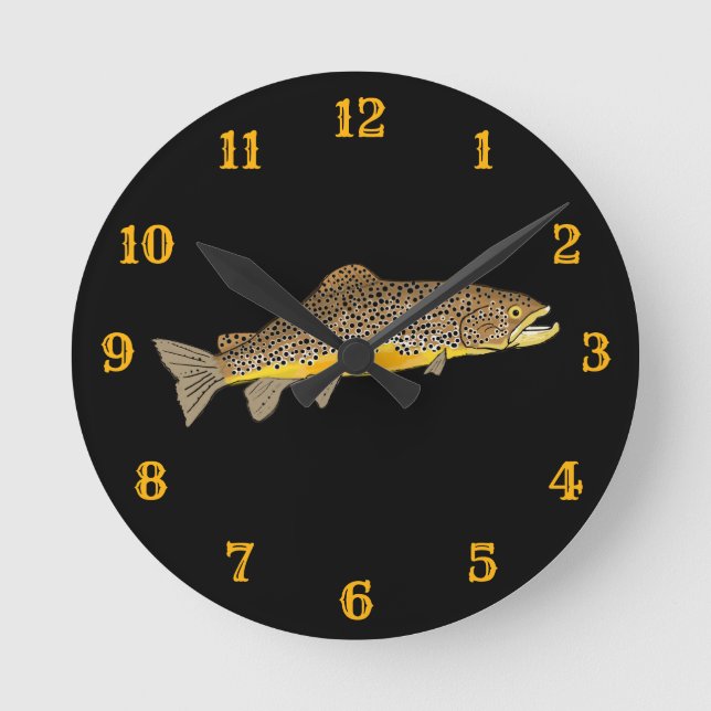 Horloge Ronde Fishing (Recto)