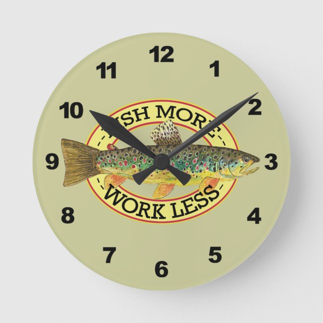Horloge Ronde Fishing (Recto)