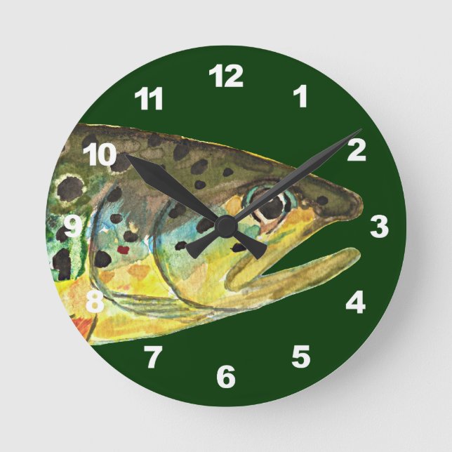 Horloge Ronde Fishing (Recto)