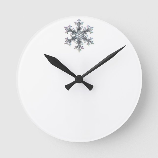 Horloge Ronde Flacon de neige (Recto)
