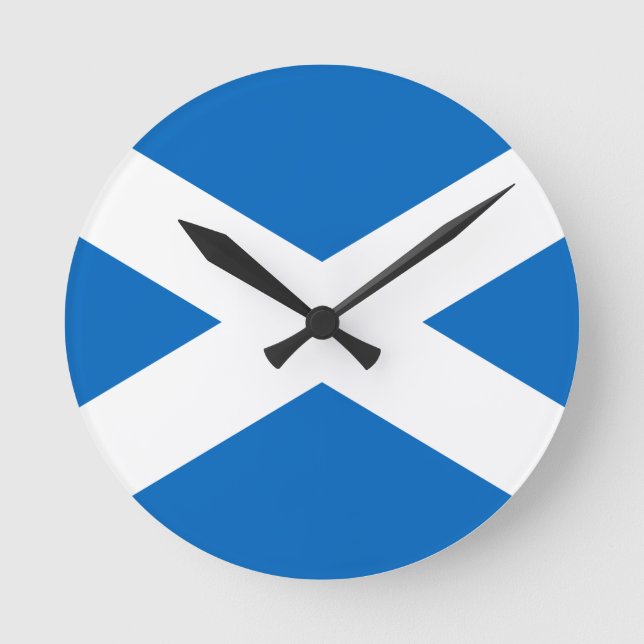 Horloge Ronde Flag of Scotland Wall Clock (Recto)