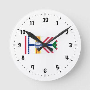 Horloge Ronde Flag of Tampa, Floride