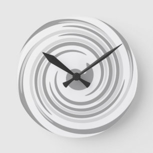 Horloge Ronde Flèches dans l'horloge ronde grise