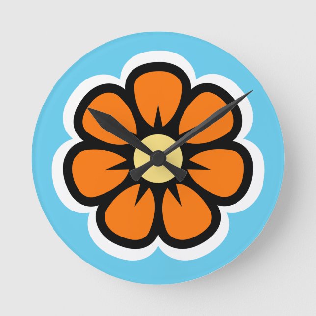 Horloge Ronde Fleur (Recto)