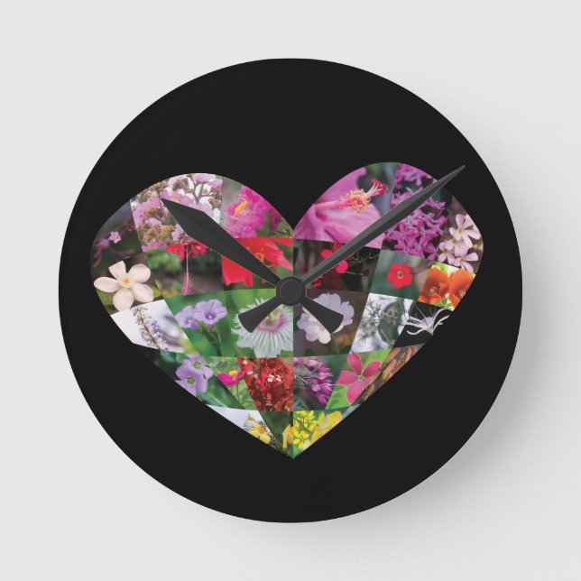 Horloge Ronde Fleurs_de_coeur (Recto)