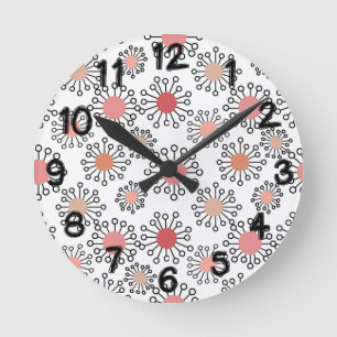 Horloge Ronde Fleurs MCM