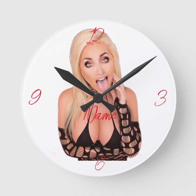 Horloge Ronde Flirty blonde Thunder_Cove (Recto)