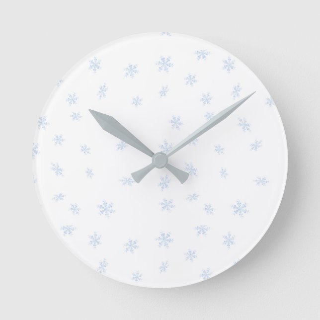 Horloge Ronde Flocon de neige (Recto)