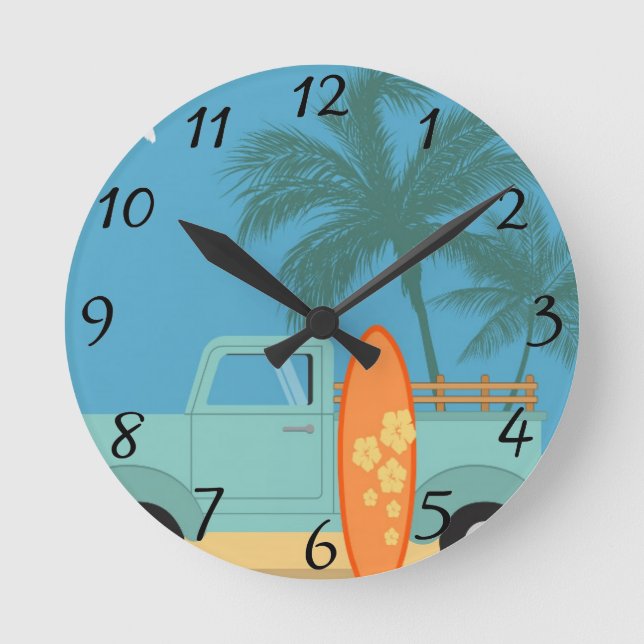 Horloge Ronde Floride : Travel Wall Clock (Recto)