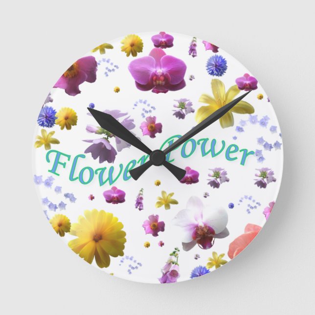 Horloge Ronde flowe (Recto)