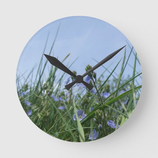 Horloge Ronde Flower Meadow (Recto)