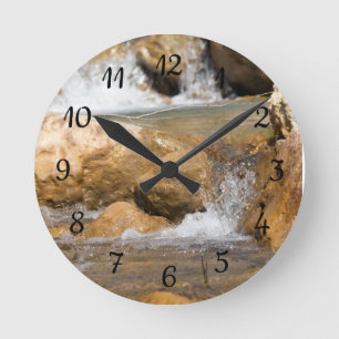 Horloge Ronde Flux orageux au printemps