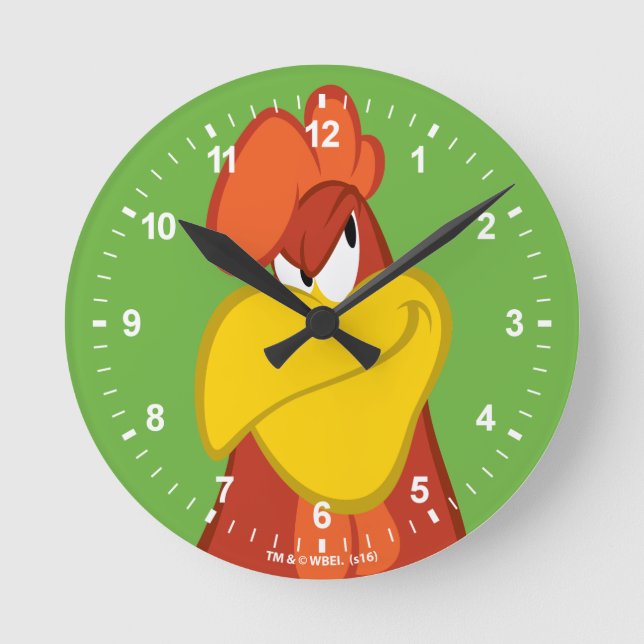 Horloge Ronde Foghorn Leghorn | Mauvais regard (Recto)
