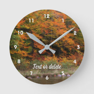 Horloge Ronde Foliage d'automne le long de la rivière Orton Pers
