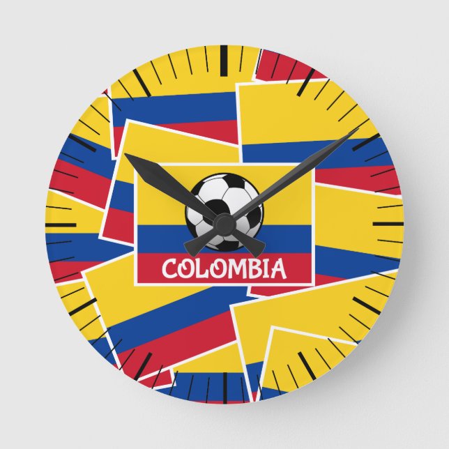 Horloge Ronde Football américain de Colombia (Recto)
