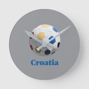 Horloge Ronde Football croate